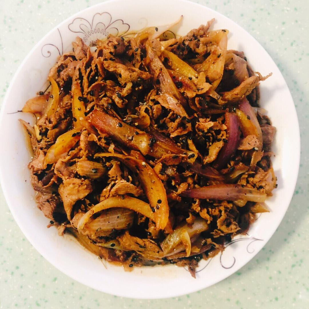 香喷喷的孜然羊肉卷