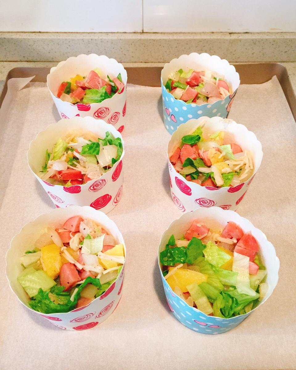 早餐鸡蛋杯cupcake Frittata