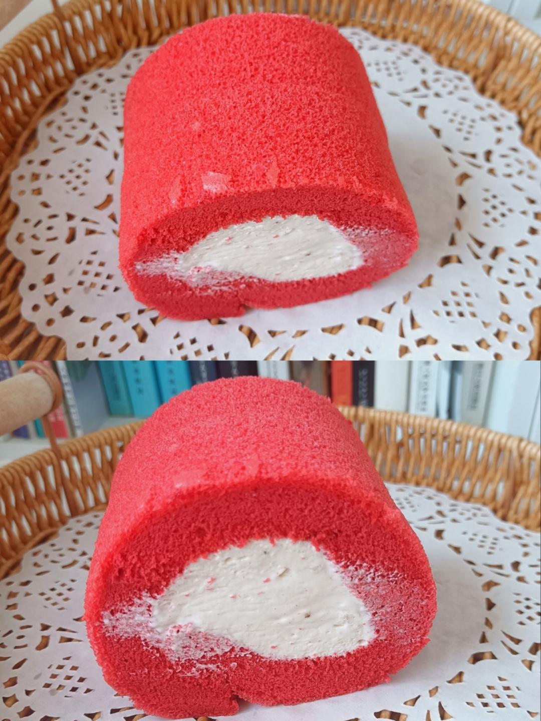 红丝绒蛋糕卷