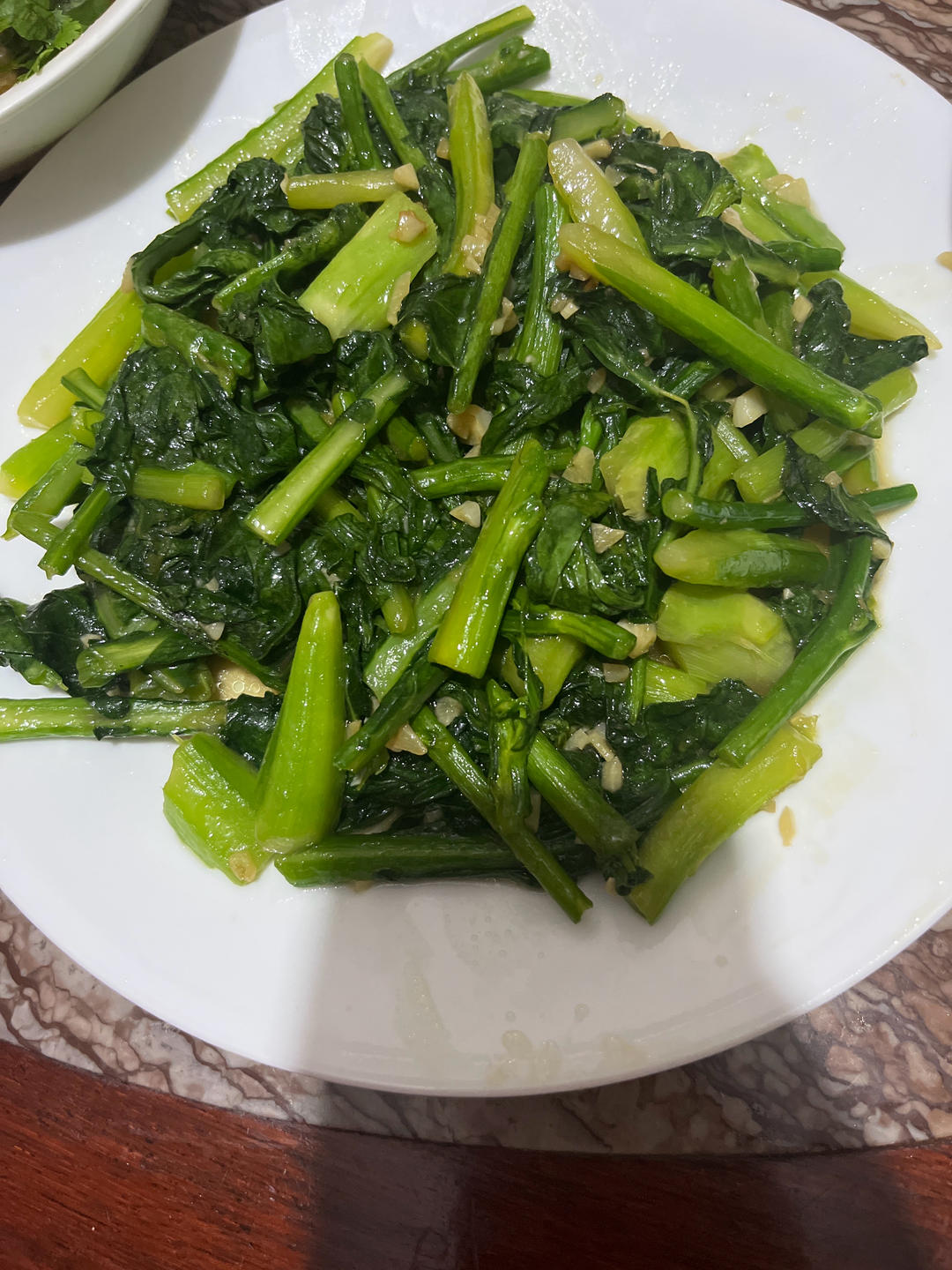蚝油芥蓝，改刀后的比不改刀好吃百倍