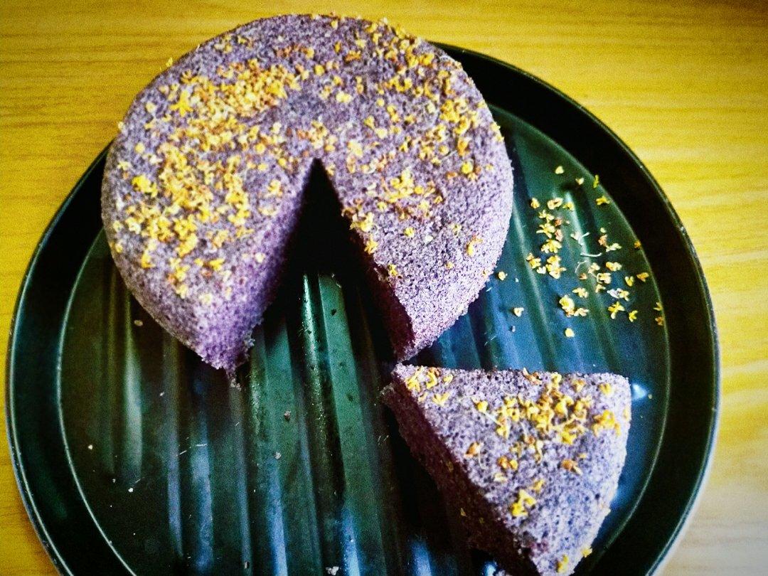 黑米蒸蛋糕