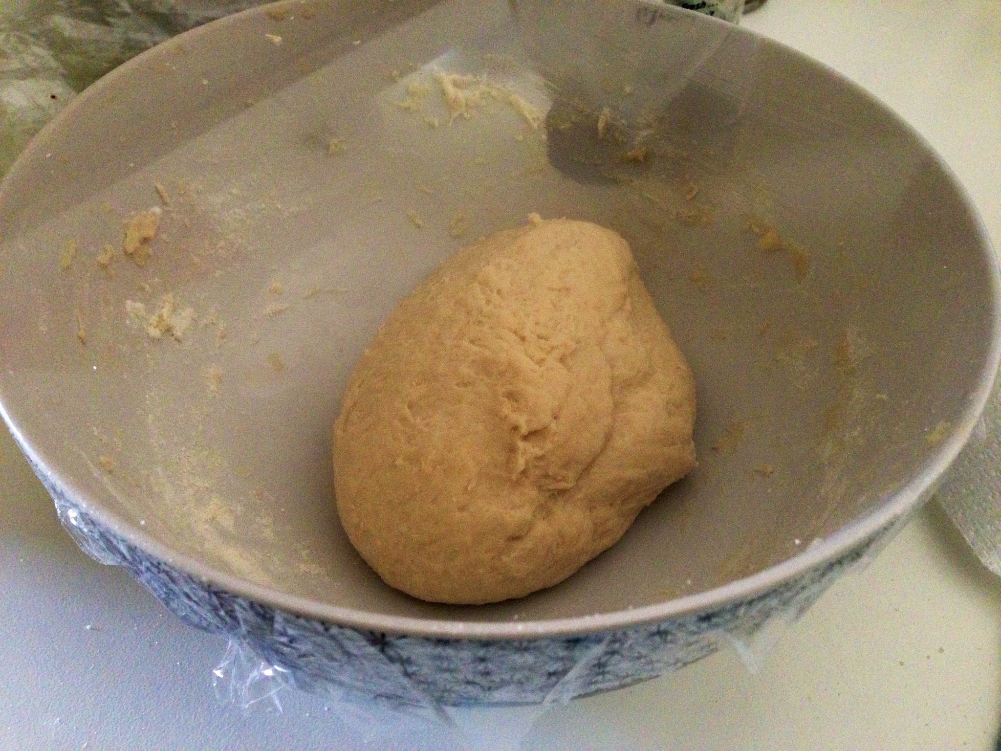 简单扁面包 flatbread的做法 步骤3