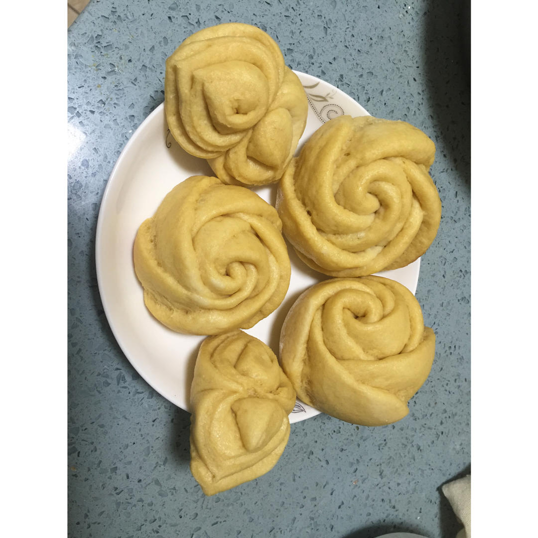玫瑰花馒头