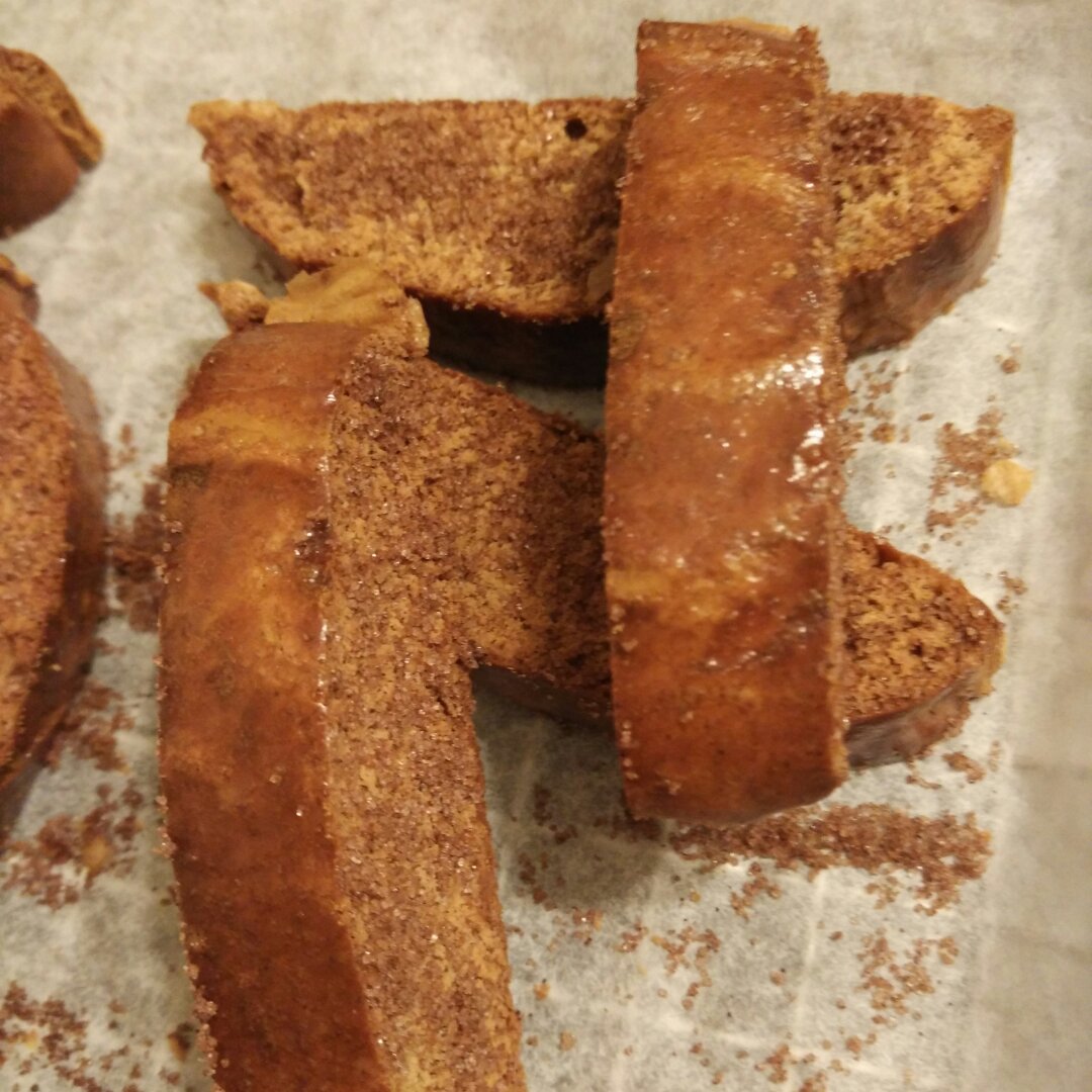 肉桂红糖意式脆饼干 Cinnamon Toasted Biscotti
