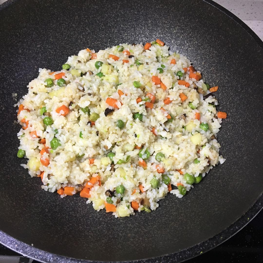 杂蔬炒饭——健康素食