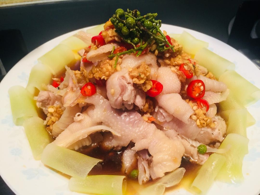 椒香姜汁凤爪