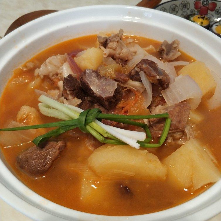 番茄土豆炖牛腩