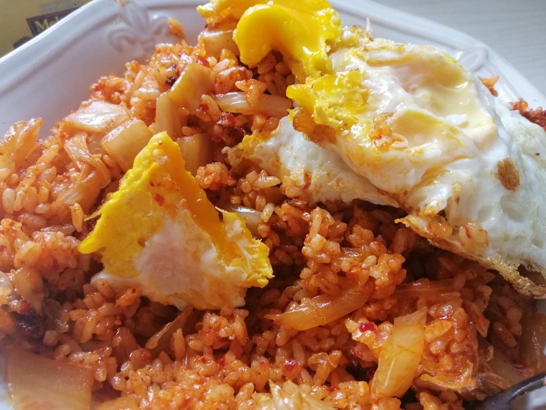 升级版辣白菜炒饭😭姜食堂同款🌟泡菜饭开出了p.o 斯密达
