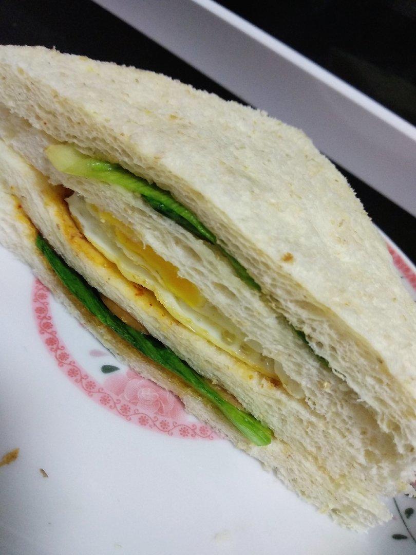 火腿芝士蛋三文治