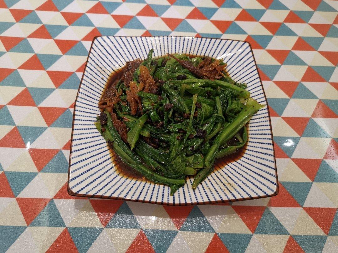 豆豉鲮鱼油麦菜