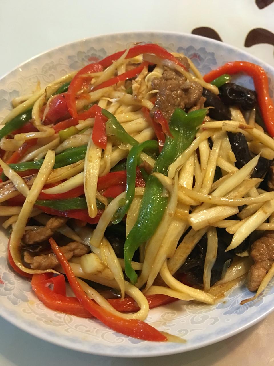 茭白肉丝