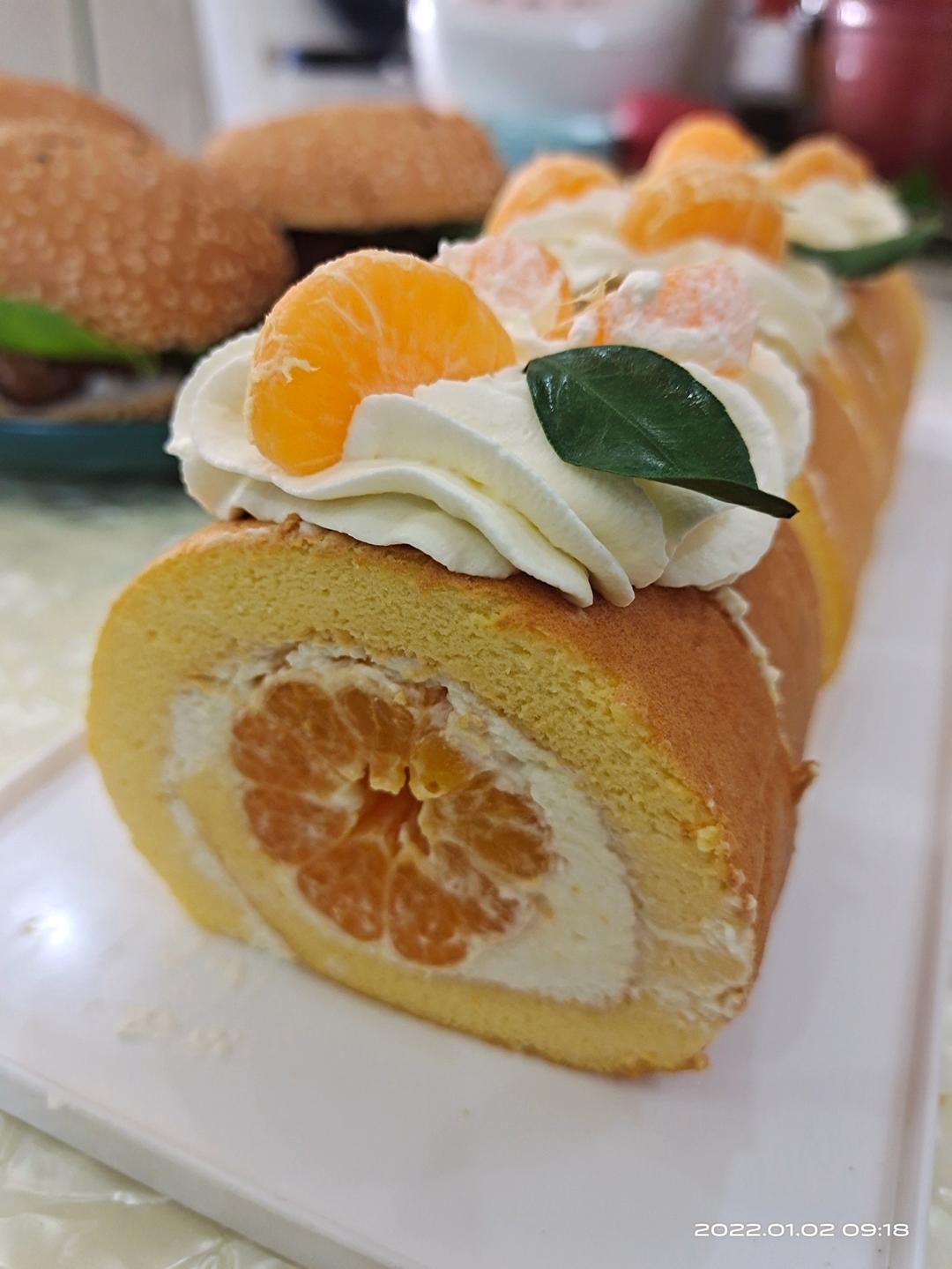 大吉大利！爆汁蜜橘蛋糕卷