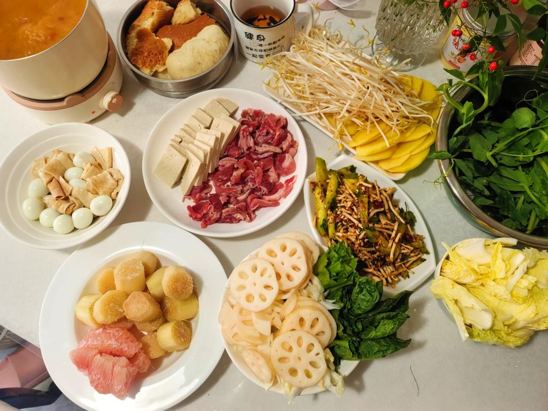 自己炒红油火锅料