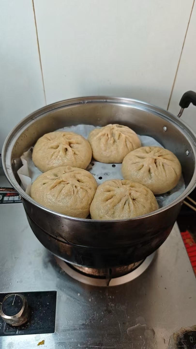 韭菜块肉包子--重点是揉面手法
