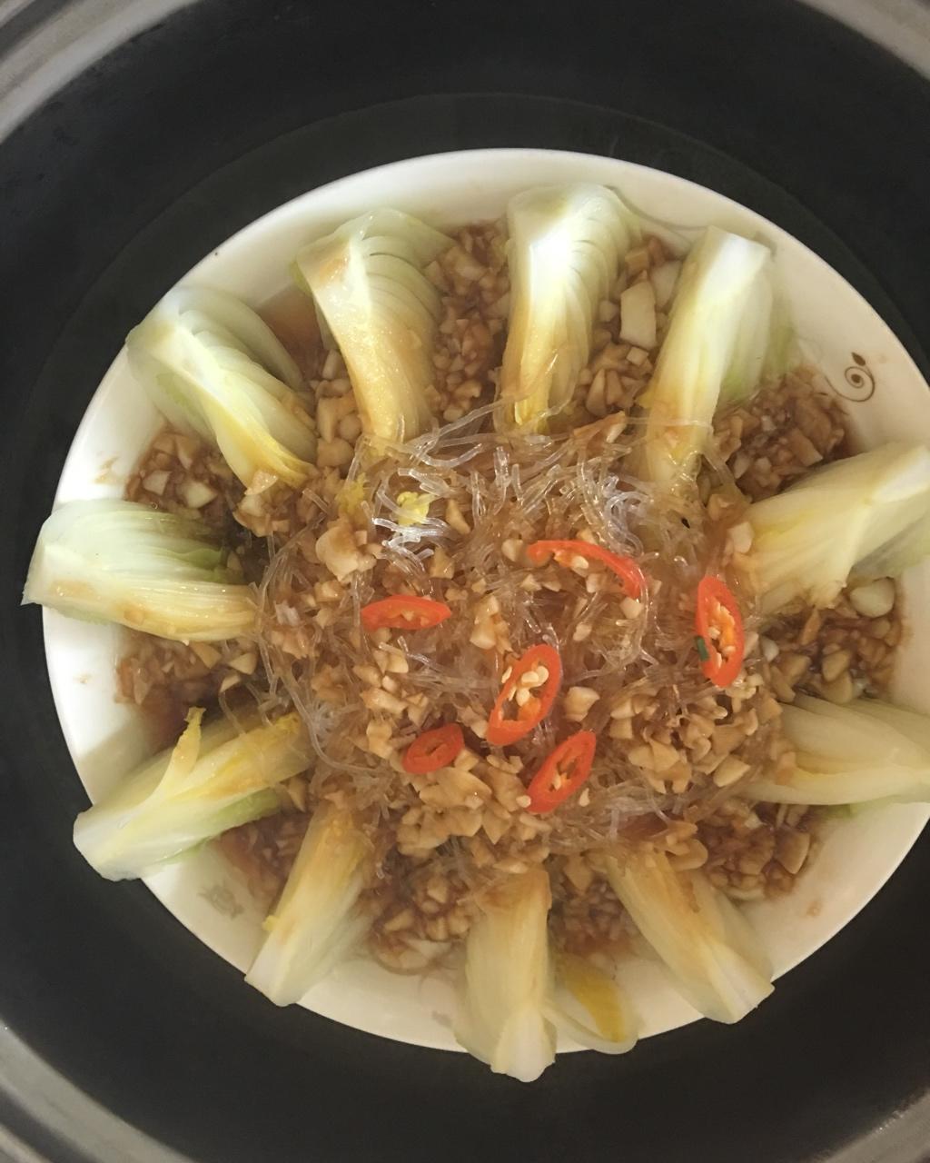 蒜蓉粉丝娃娃菜