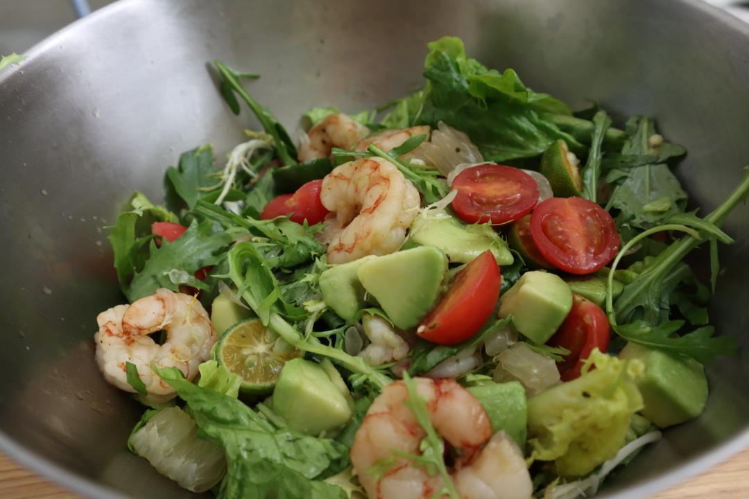 低脂美味的藜麦鲜虾沙拉❗零失败自制油醋汁