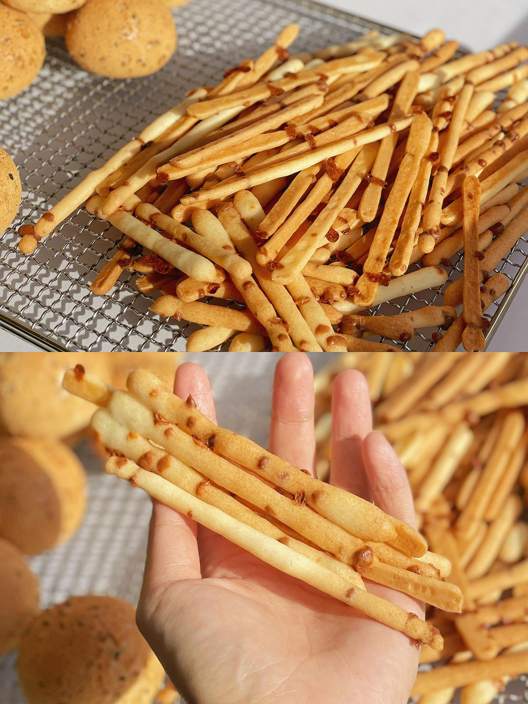 软糯麻薯小球&酥脆芝士棒｜一次搞定两种美味｜麻薯粉还能这样做