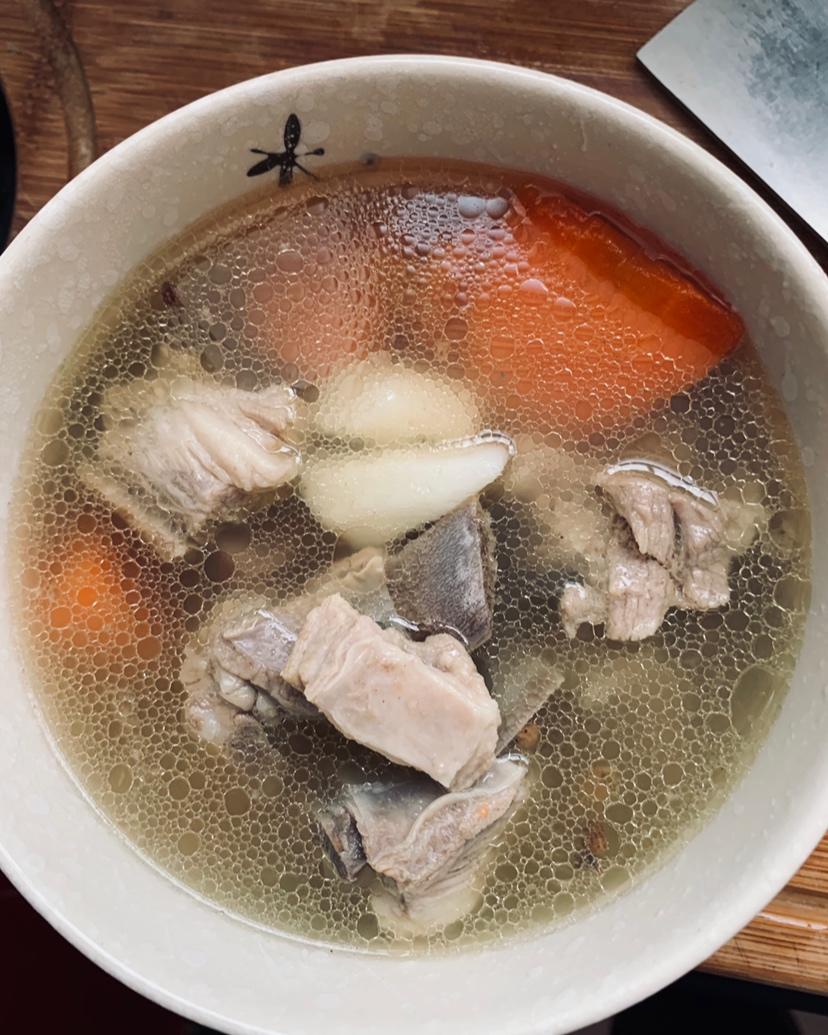 山药炖羊肉(无油)