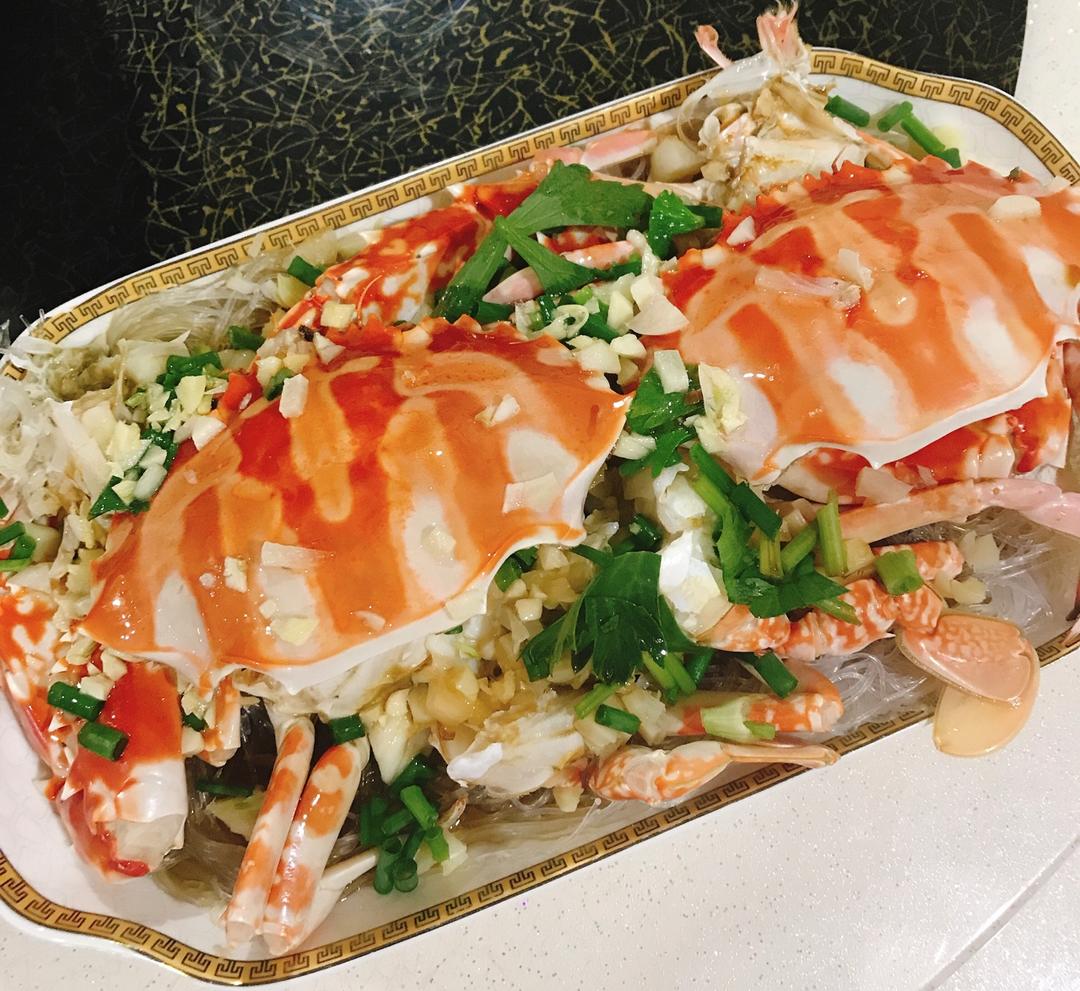 蒜蓉粉丝蒸蟹