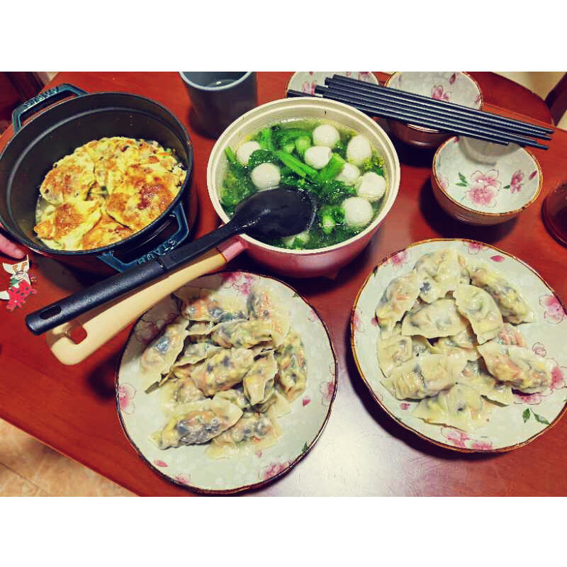 春---莴笋鸡蛋三鲜饺子
