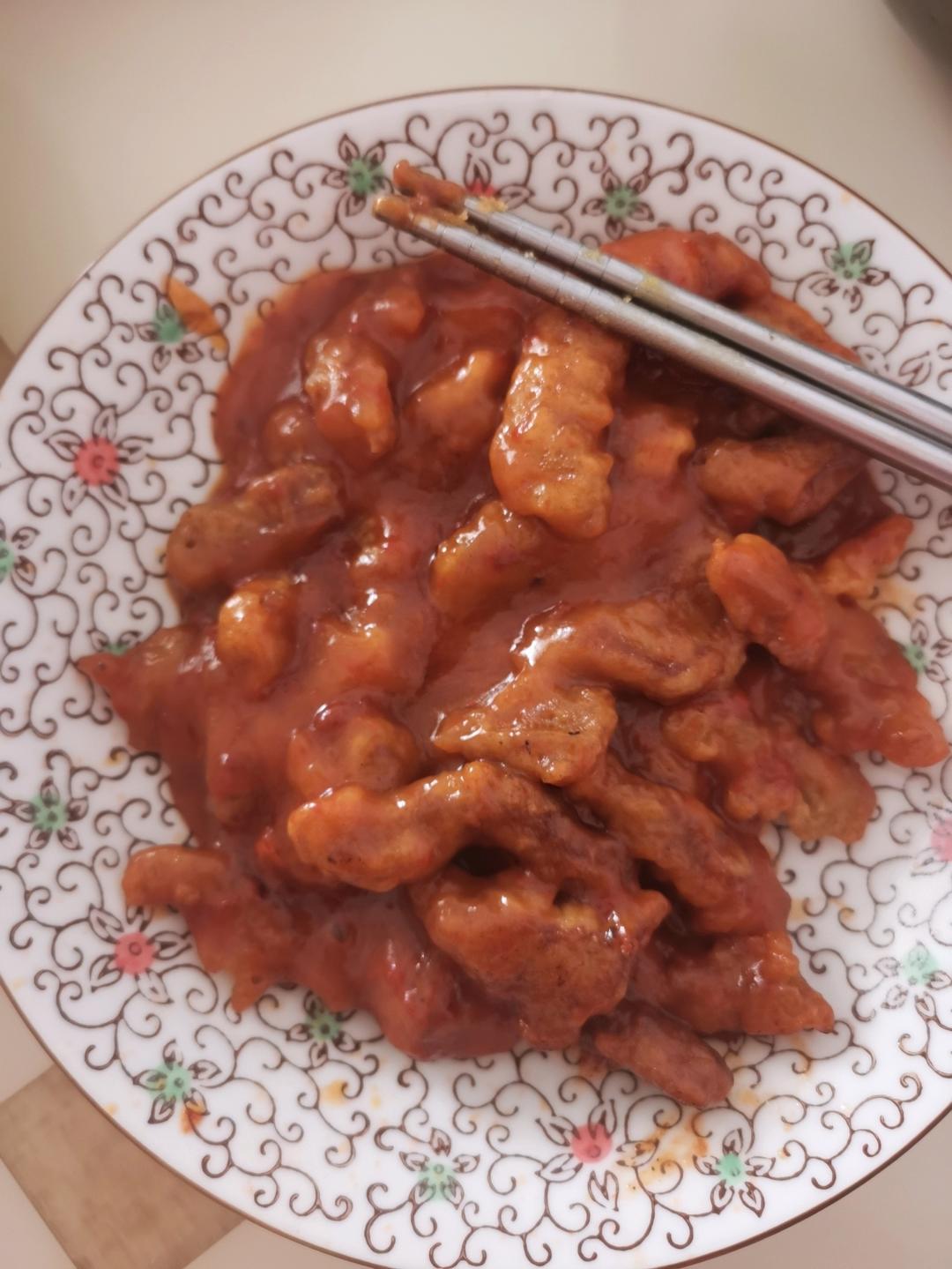 饭店里面糖醋里脊凭什么那么好吃，你看你也行