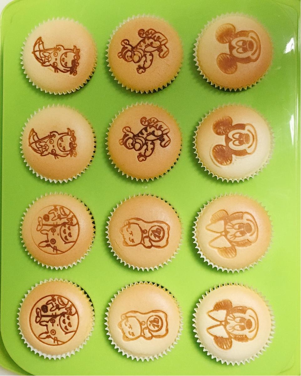 12连纸杯戚风蛋糕（低糖版）