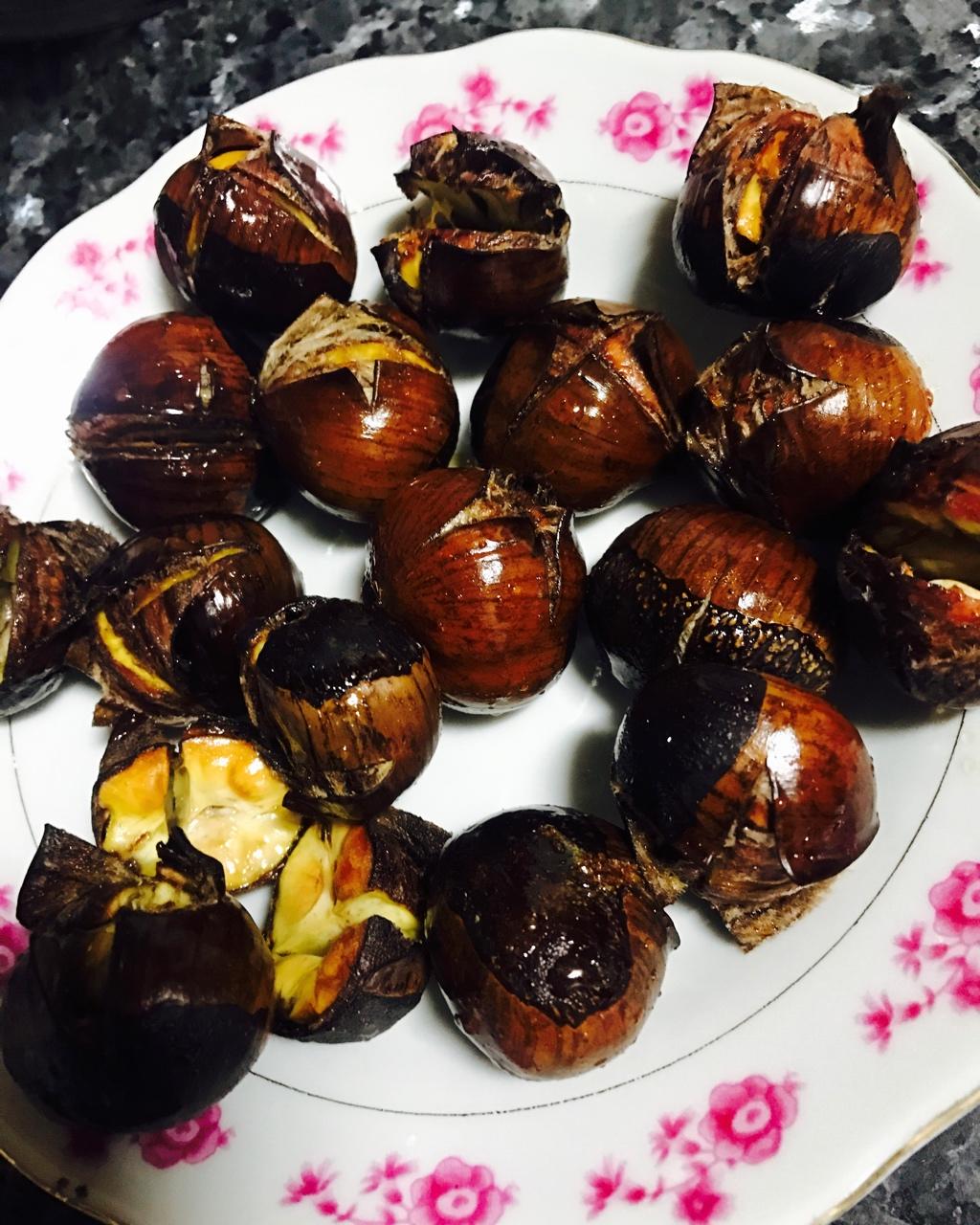 烤箱版糖炒栗子