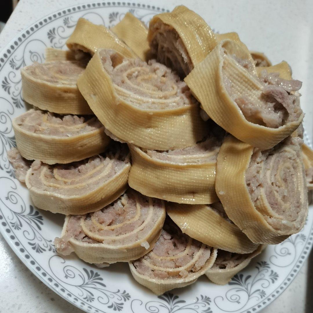 豆腐皮肉卷