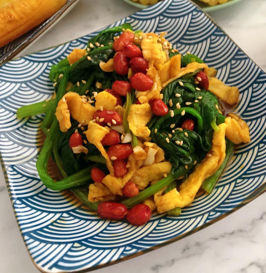 健康低脂凉拌菜—菠菜可以这样吃