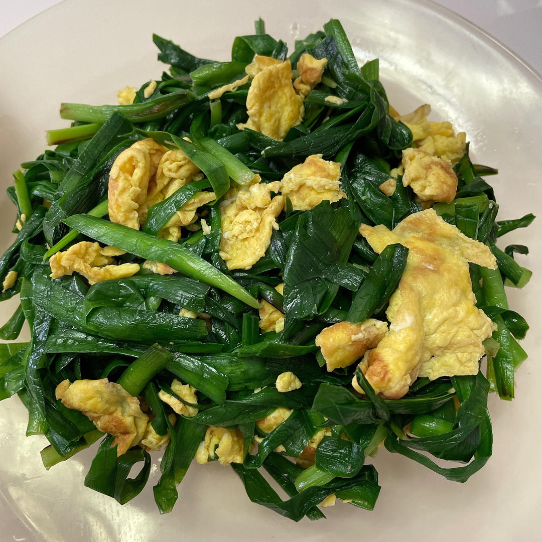 韭菜炒鸡蛋——三分钟快手下饭菜 掌握火候的秘诀