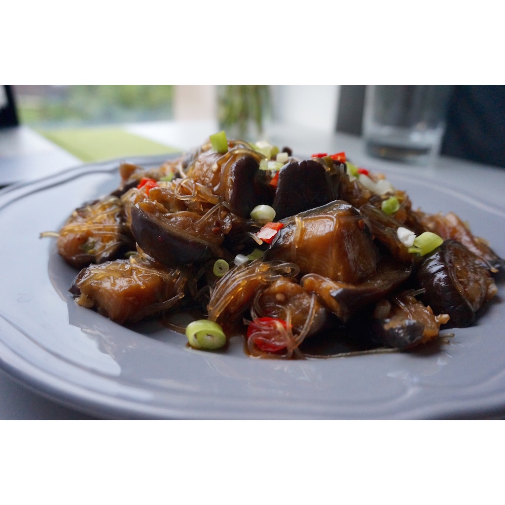 肉末茄子粉丝煲