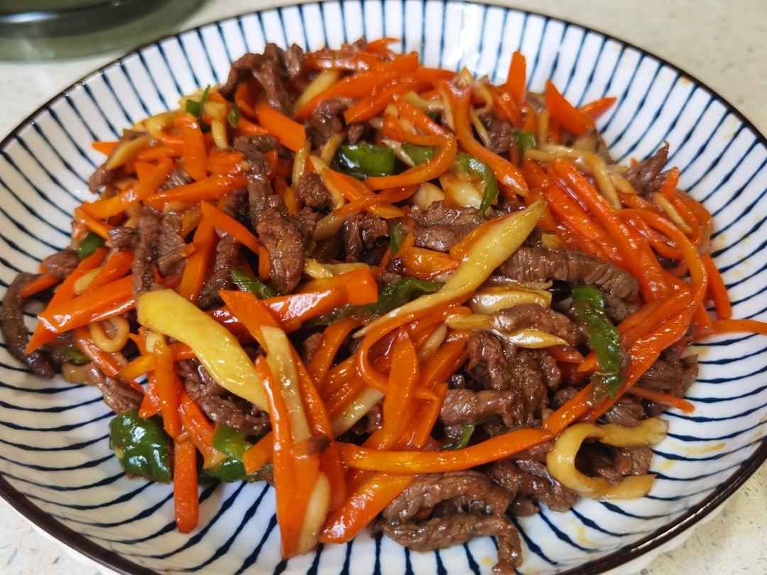 好吃到停不下来的爆炒牛肉丝