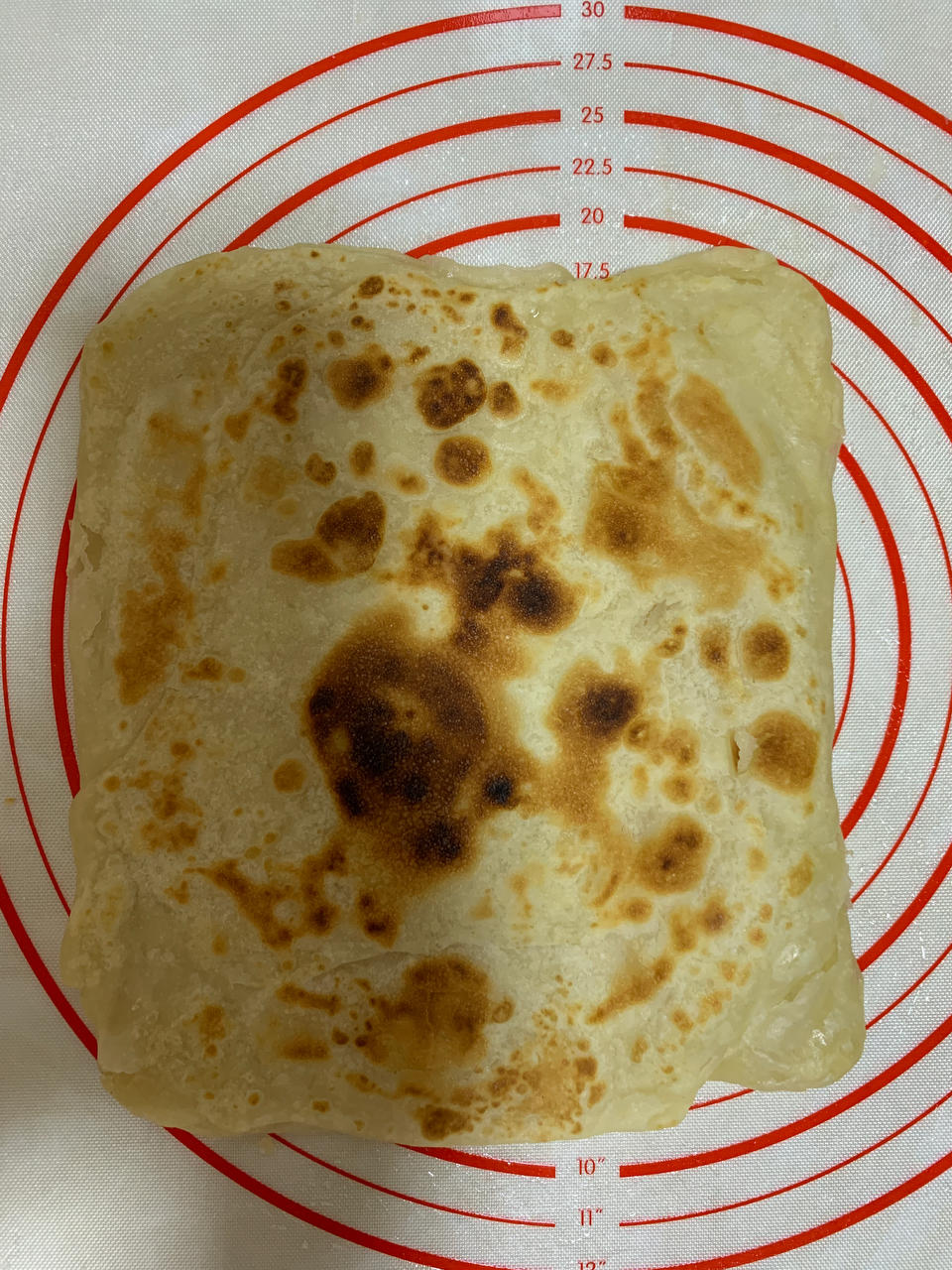 层次分明薄如蝉翼的家常基础烙饼