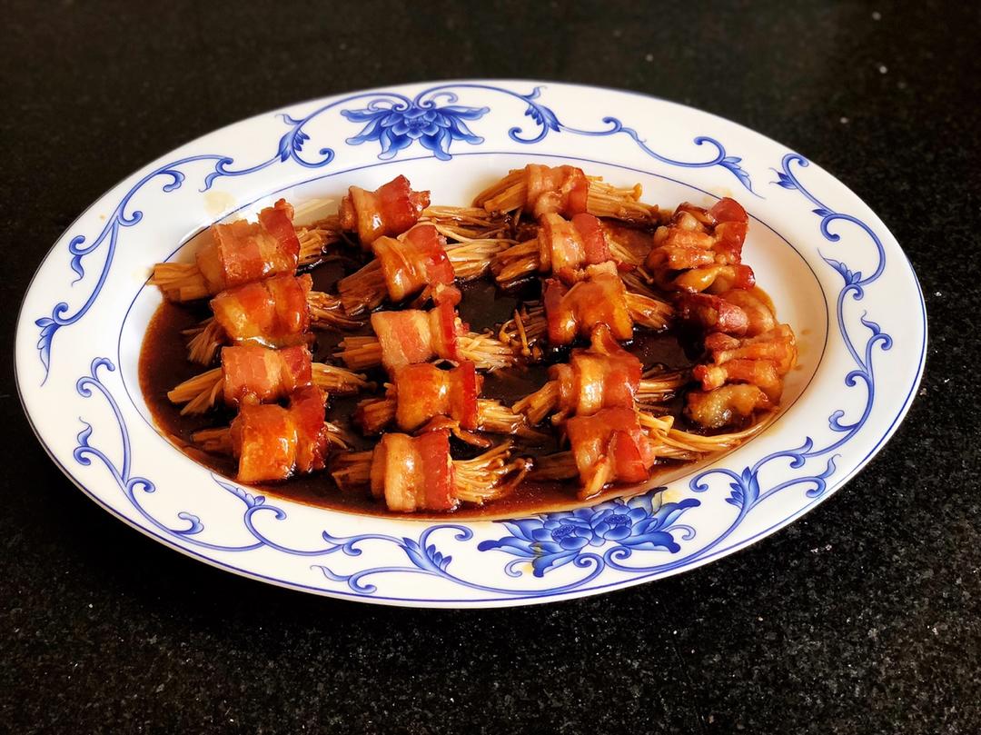 培根金针菇