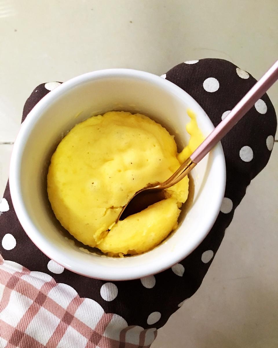 三分钟微波炉蛋糕（松饼粉版）