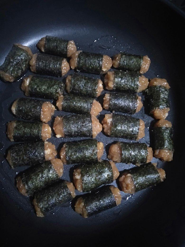 超低卡低脂美味海苔鸡肉卷