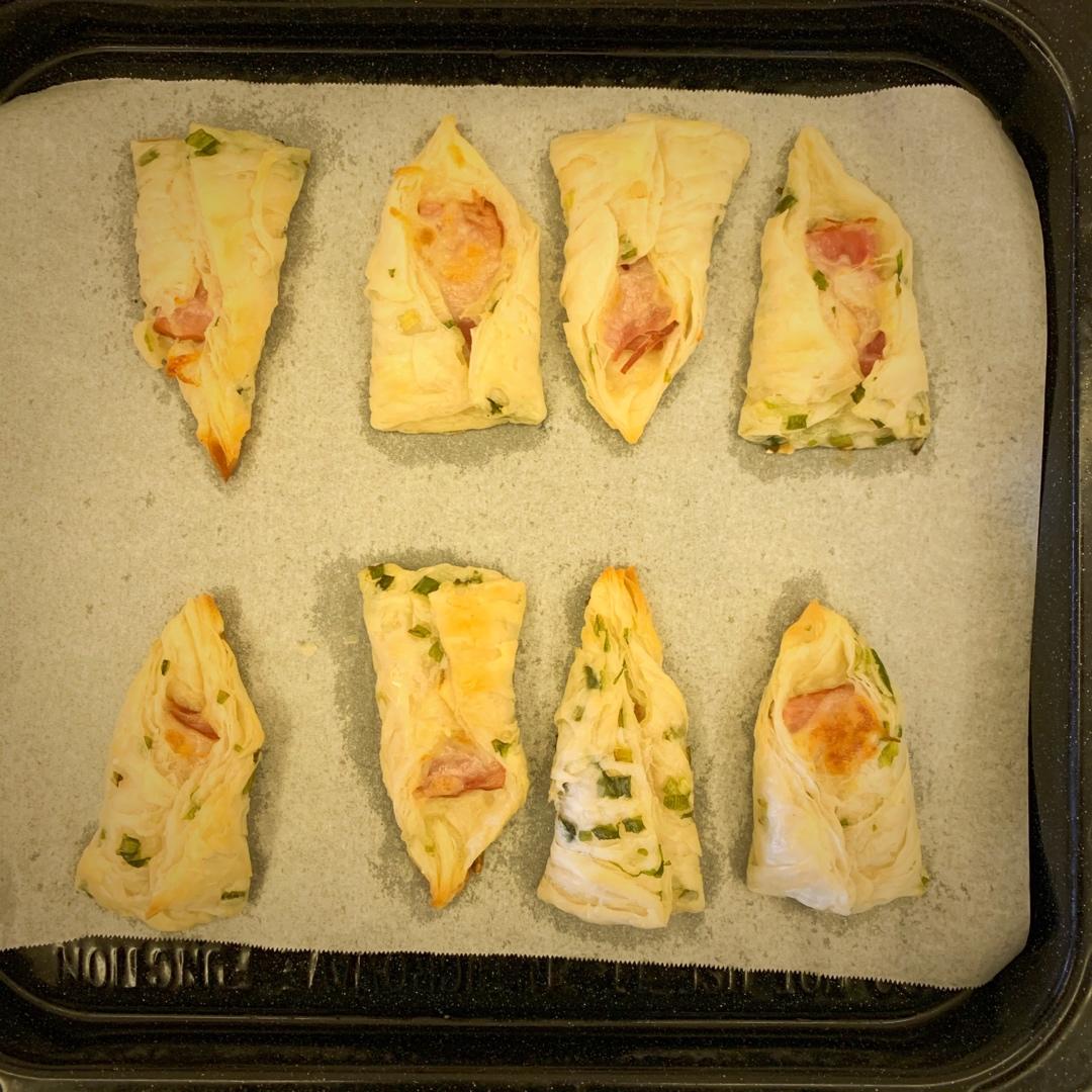 三文鱼芝士饼（手抓饼烤箱版）