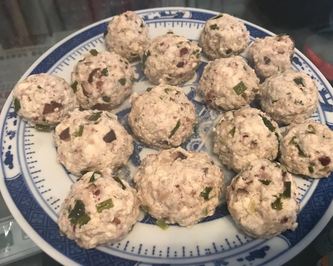 香菜豆腐丸子