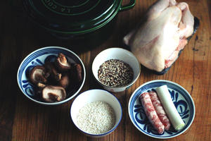 糯米鸡汤—Staub珐琅铸铁锅的做法 步骤4