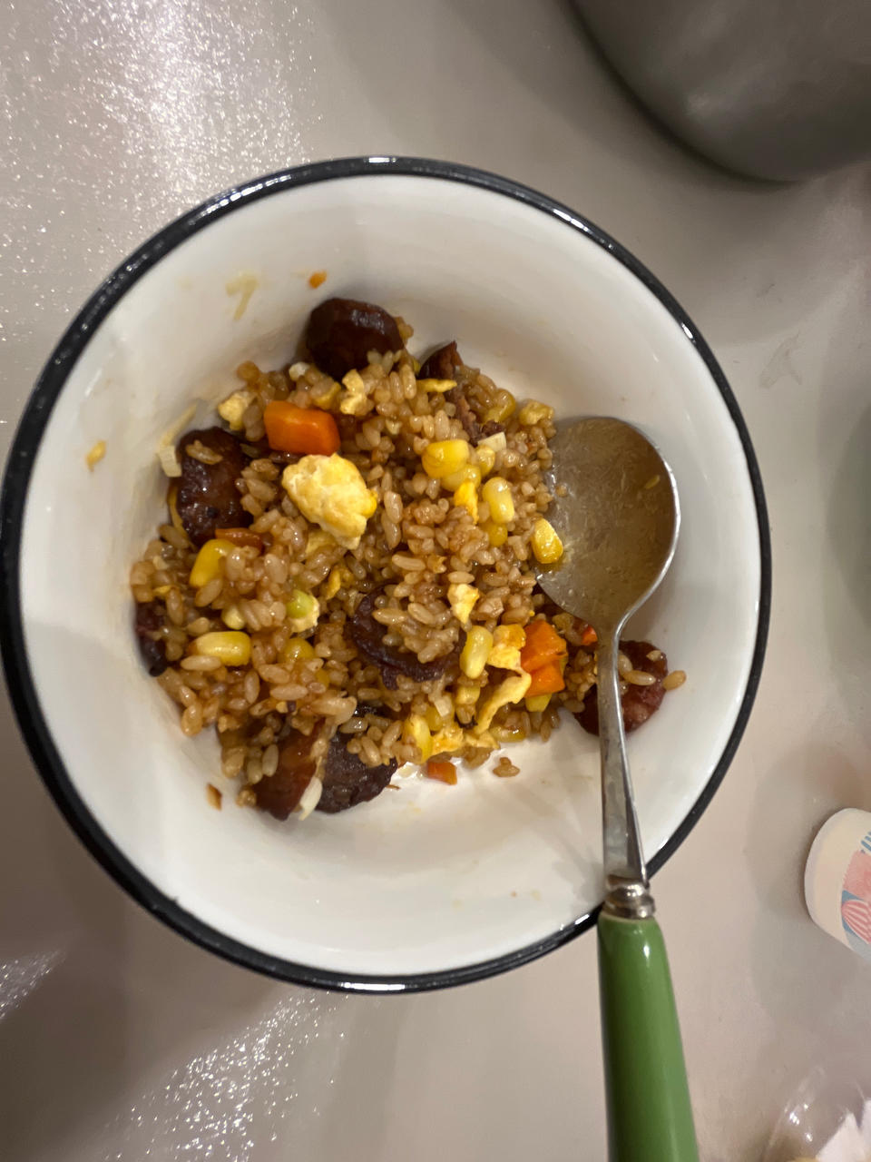 腊肠炒饭