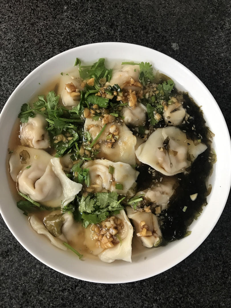 鲜肉虾仁混沌馅（附加超详细的混沌包法）