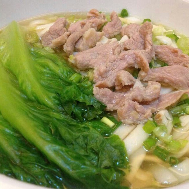wiи做的瘦肉汤粉