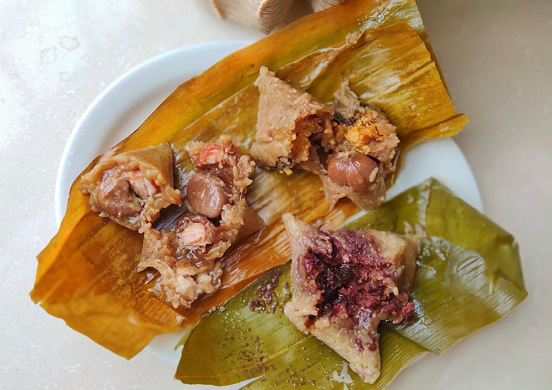 11种口味的粽子.咸粽.甜粽-附粽子包法