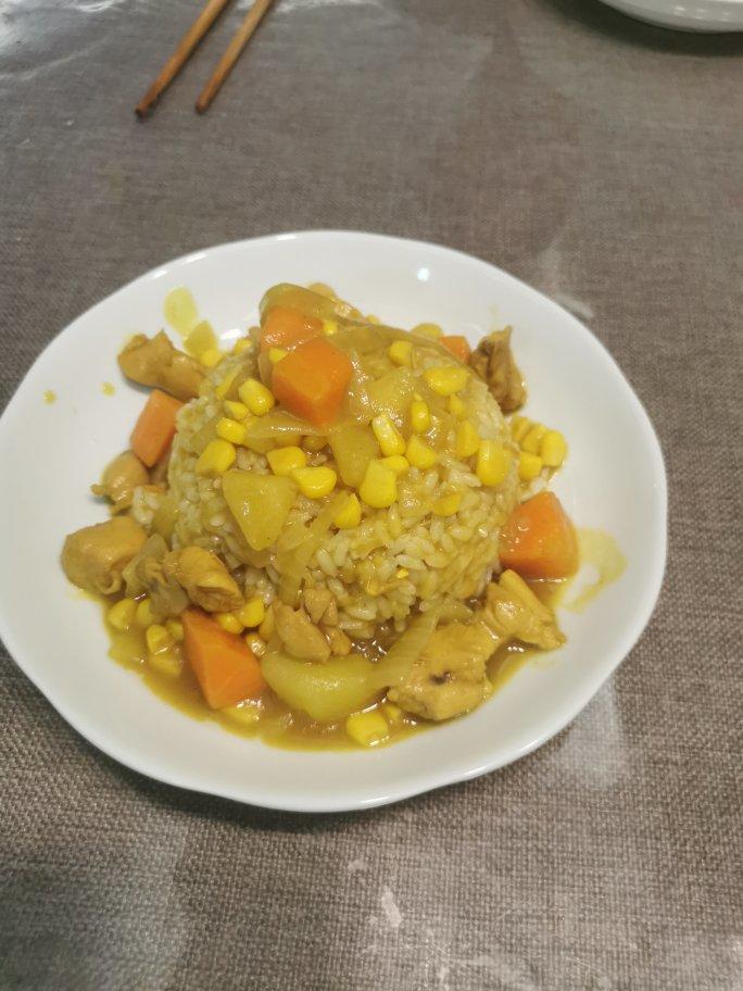 咖喱鸡肉饭