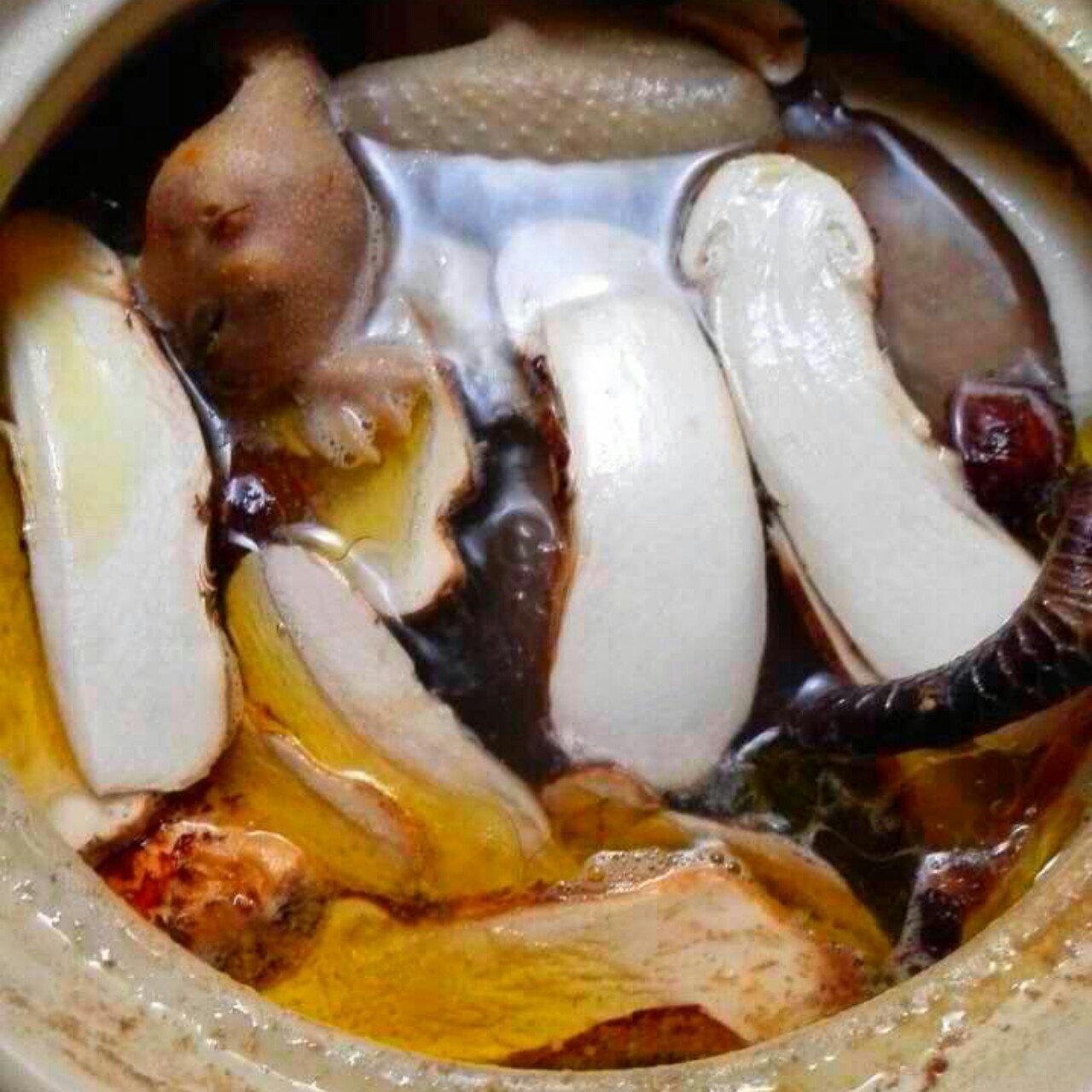 鲜松茸土鸡汤