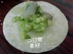 青瓜虾仁饺子的做法 步骤2