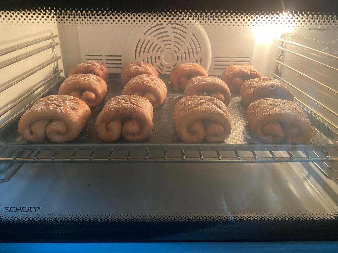 咖啡巧克力面包卷