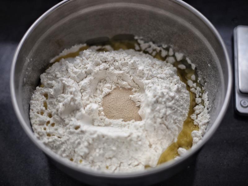 纯奶手撕吐司的做法 步骤1