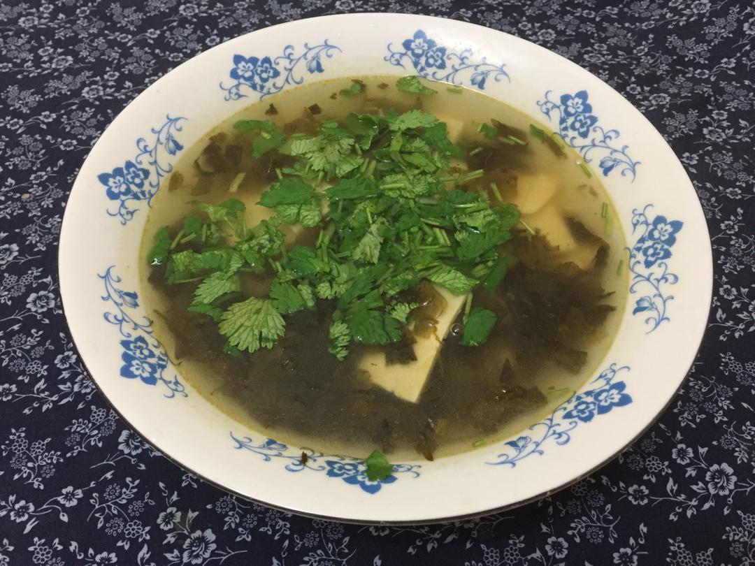 云南菜：干腌菜黄豆腐汤+（内附视频）