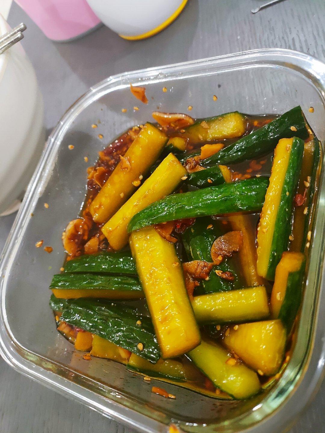 酸辣脆黄瓜条咸菜